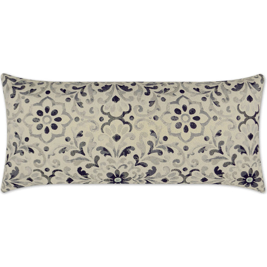 Laura Lumbar Indoor/Outdoor Pillow by DV Kap Home in chaorcoal. Made from unique in a unique style.