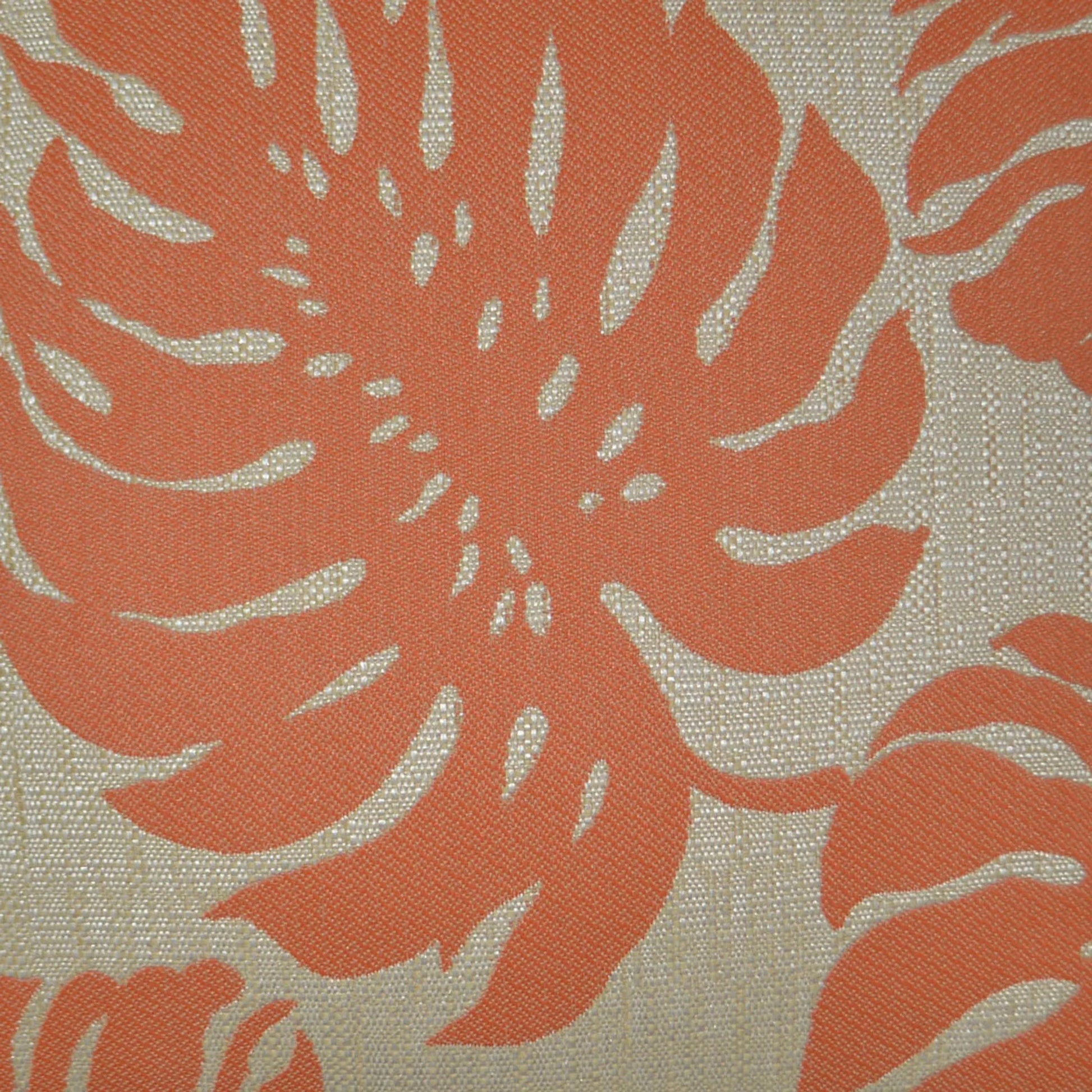 Bay Palm Indoor/Outdoor Pillow by DV Kap Home in orange. Made from 57% polypropylene, 43% polyester in a unique style.