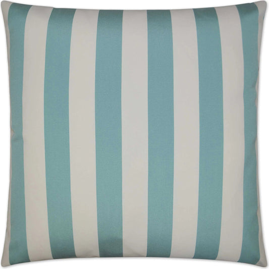 Café Stripe Indoor/Outdoor Pillow by DV Kap Home. Made from 100% solution dyed acrylic in a unique style.