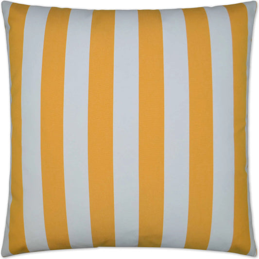 Café Stripe Indoor/Outdoor Pillow by DV Kap Home. Made from 100% solution dyed acrylic in a unique style.