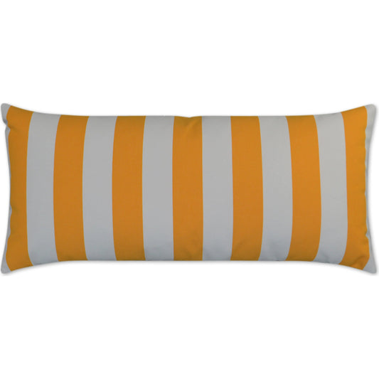 Café Stripe Lumbar Indoor/Outdoor Pillow by DV Kap Home. Made from 100% solution dyed acrylic in a unique style.