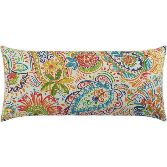 Gilford Lumbar Indoor/Outdoor Pillow by DV Kap Home in festiv. Made from 100% polyester in a unique style.