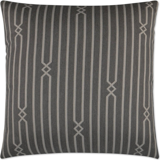 Kitri Indoor/Outdoor Pillow by DV Kap Home in stone. Made from 100% sunbrella acrylic in a unique style.