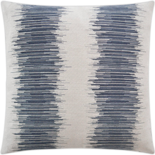 Impromptu Indoor/Outdoor Pillow by DV Kap Home in indigo. Made from 100% sunbrella acrylic in a unique style.