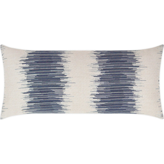 Impromptu Lumbar Indoor/Outdoor Pillow by DV Kap Home in indigo. Made from 100% sunbrella acrylic in a unique style.