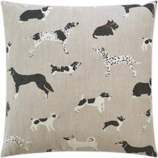 Fetch Indoor/Outdoor Pillow by DV Kap Home in beige. Made from 100% sunbrella acrylic in a unique style.