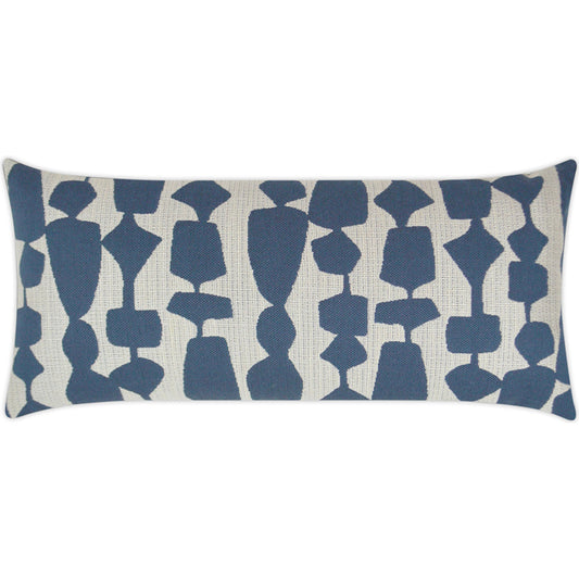 Freya Lumbar Indoor/Outdoor Pillow by DV Kap Home. Made from 100% sunbrella acrylic in a unique style.