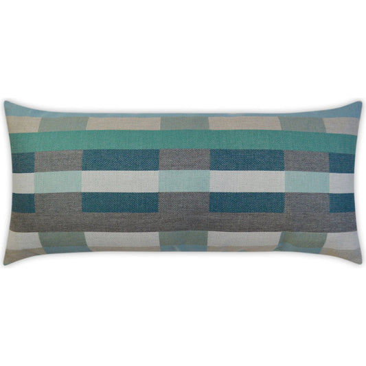Charleston Lumbar Indoor/Outdoor Pillow by DV Kap Home in beach. Made from 100% sunbrella acrylic in a unique style.