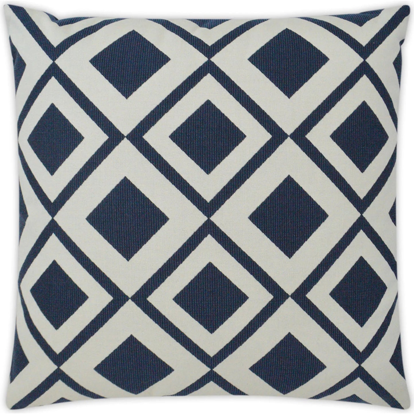 001 SI-2382188 | Primary Silo | Savvy Indoor/Outdoor Pillow by DV Kap Home in navy. Made from 100% sunbrella acrylic in a transitional style.