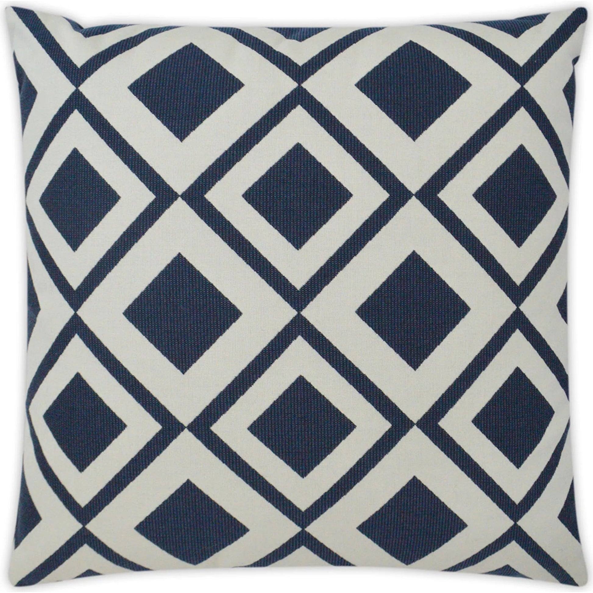 Savvy Indoor/Outdoor Pillow by DV Kap Home in navy. Made from 100% sunbrella acrylic in a transitional style.