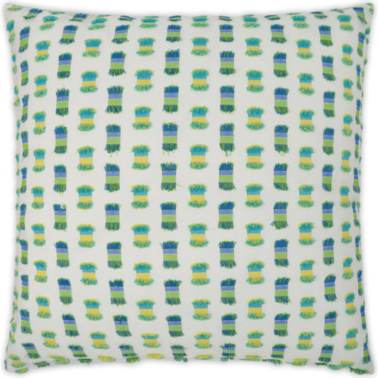 Fifi Indoor/Outdoor Pillow by DV Kap Home. Made from 100% solution dyed polyester in a unique style.
