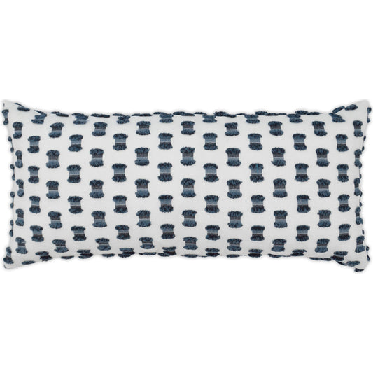 Fifi Lumbar Indoor/Outdoor Pillow by DV Kap Home. Made from 100% solution dyed polyester in a unique style.