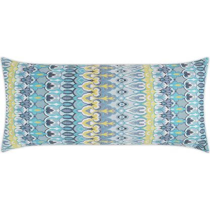 Kanthum Lumbar Indoor/Outdoor Pillow by DV Kap Home. Made from 100% solution dyed polyester in a eclectic & global style.