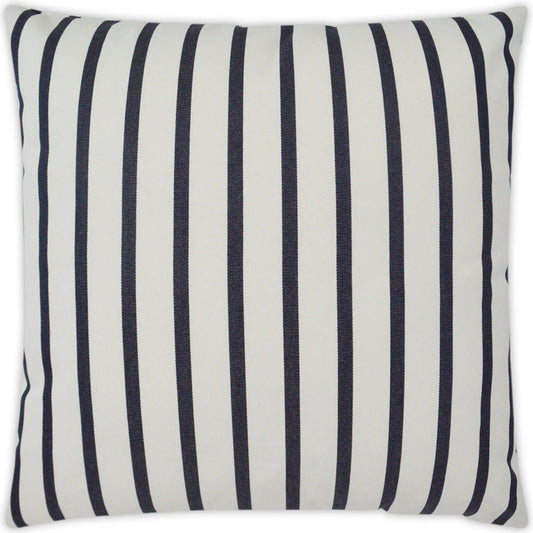 Lido Indoor/Outdoor Pillow by DV Kap Home in black. Made from 100% sunbrella acrylic in a unique style.