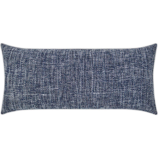 Double Trouble Lumbar Indoor/Outdoor Pillow by DV Kap Home. Made from 100% solution dyed polyester in a unique style.