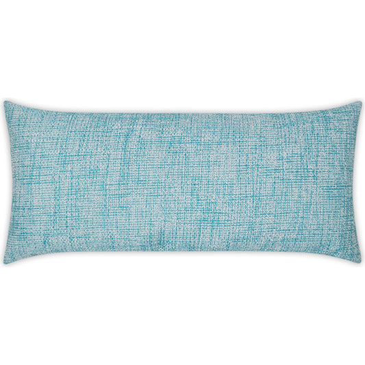 Double Trouble Lumbar Indoor/Outdoor Pillow by DV Kap Home. Made from 100% solution dyed polyester in a unique style.