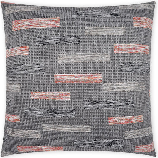 Blockweave Indoor/Outdoor Pillow by DV Kap Home. Made from 100% solution dyed polyester in a unique style.