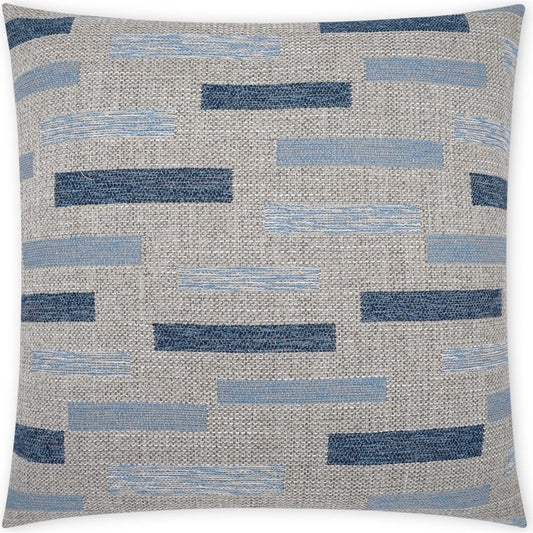 Blockweave Indoor/Outdoor Pillow by DV Kap Home. Made from 100% solution dyed polyester in a unique style.