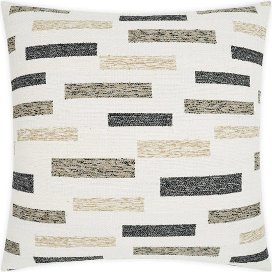 Blockweave Indoor/Outdoor Pillow by DV Kap Home. Made from 100% solution dyed polyester in a unique style.