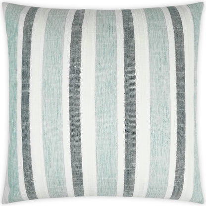 Austin Pillow by DV Kap Home in navy, turquoise/teal. Made from 100 % solution dyed polyester in a modern style.