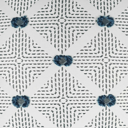 Kelly Lumbar Pillow by DV Kap Home in navy. Made from 100% solution dyed polyester in a modern style.
