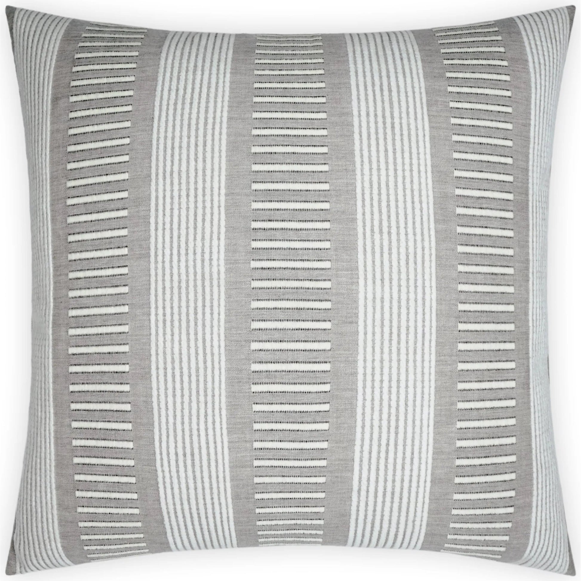 Sideline Pillow by DV Kap Home. Made from 100% solution dyed sunbrella acrylic in a modern style.