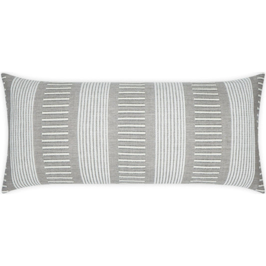 Sideline Lumbar Pillow by DV Kap Home. Made from 100% solution dyed sunbrella acrylic in a modern style.