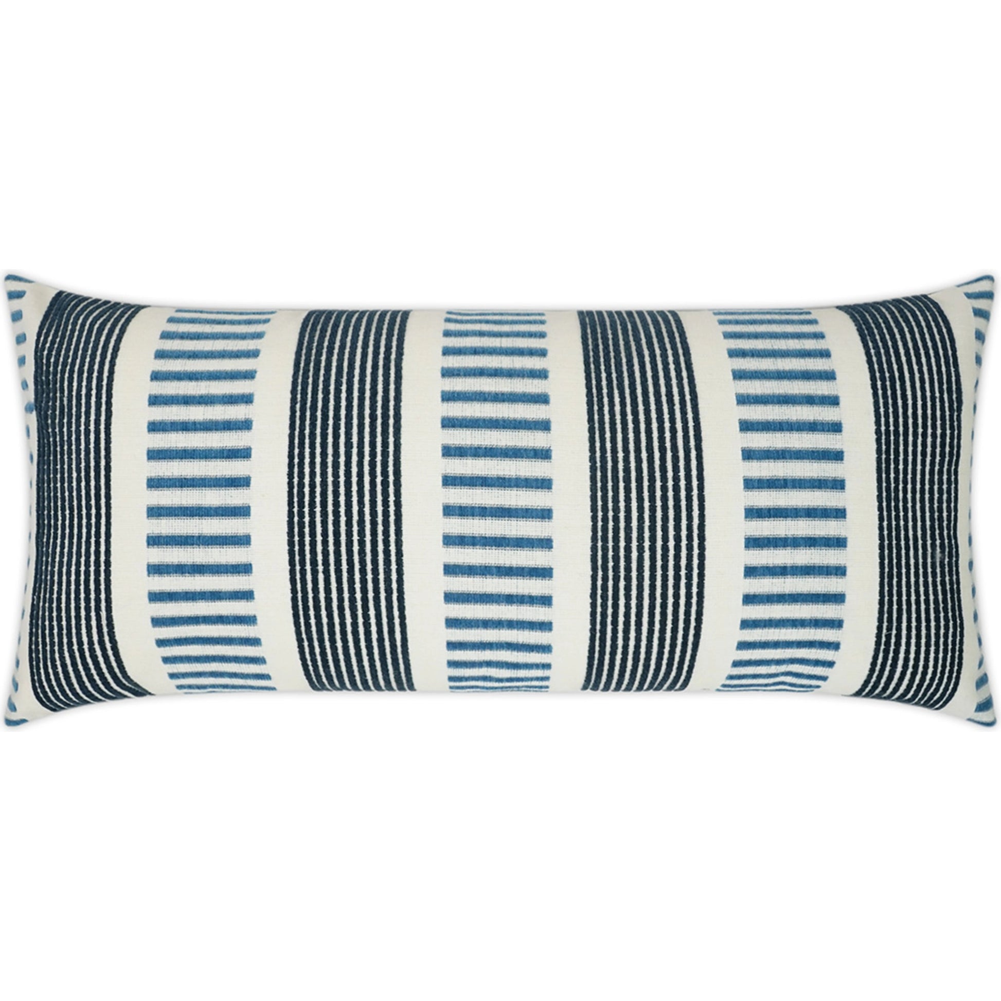 Sideline Lumbar Pillow by DV Kap Home. Made from 100% solution dyed sunbrella acrylic in a modern style.