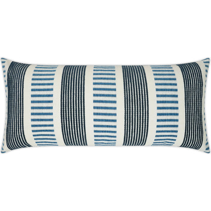 Sideline Lumbar Pillow by DV Kap Home. Made from 100% solution dyed sunbrella acrylic in a modern style.