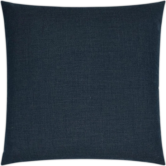 Bliss Indoor/Outdoor Pillow by DV Kap Home in indigo. Made from 100% solution dyed sunbrella acrylic in a unique style.