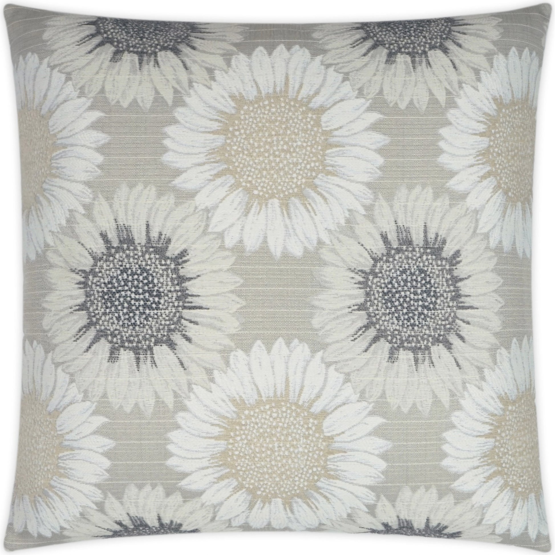 Daisy Chain Pillow by DV Kap Home. Made from 100 % solution dyed polyester in a modern style.
