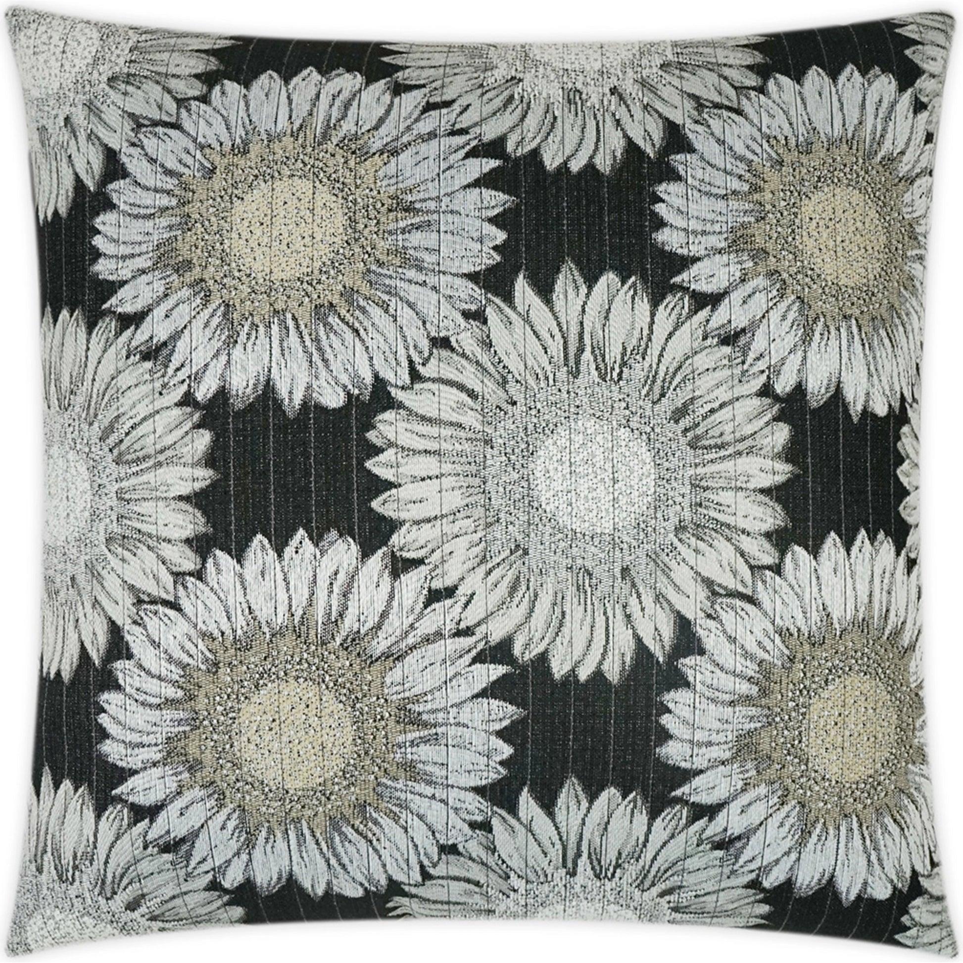 Daisy Chain Pillow by DV Kap Home. Made from 100 % solution dyed polyester in a modern style.