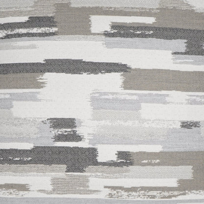 Dreamscape Pillow by DV Kap Home in tan/taupe, grey. Made from 100% solution dyed sunbrella acrylic in a modern style.