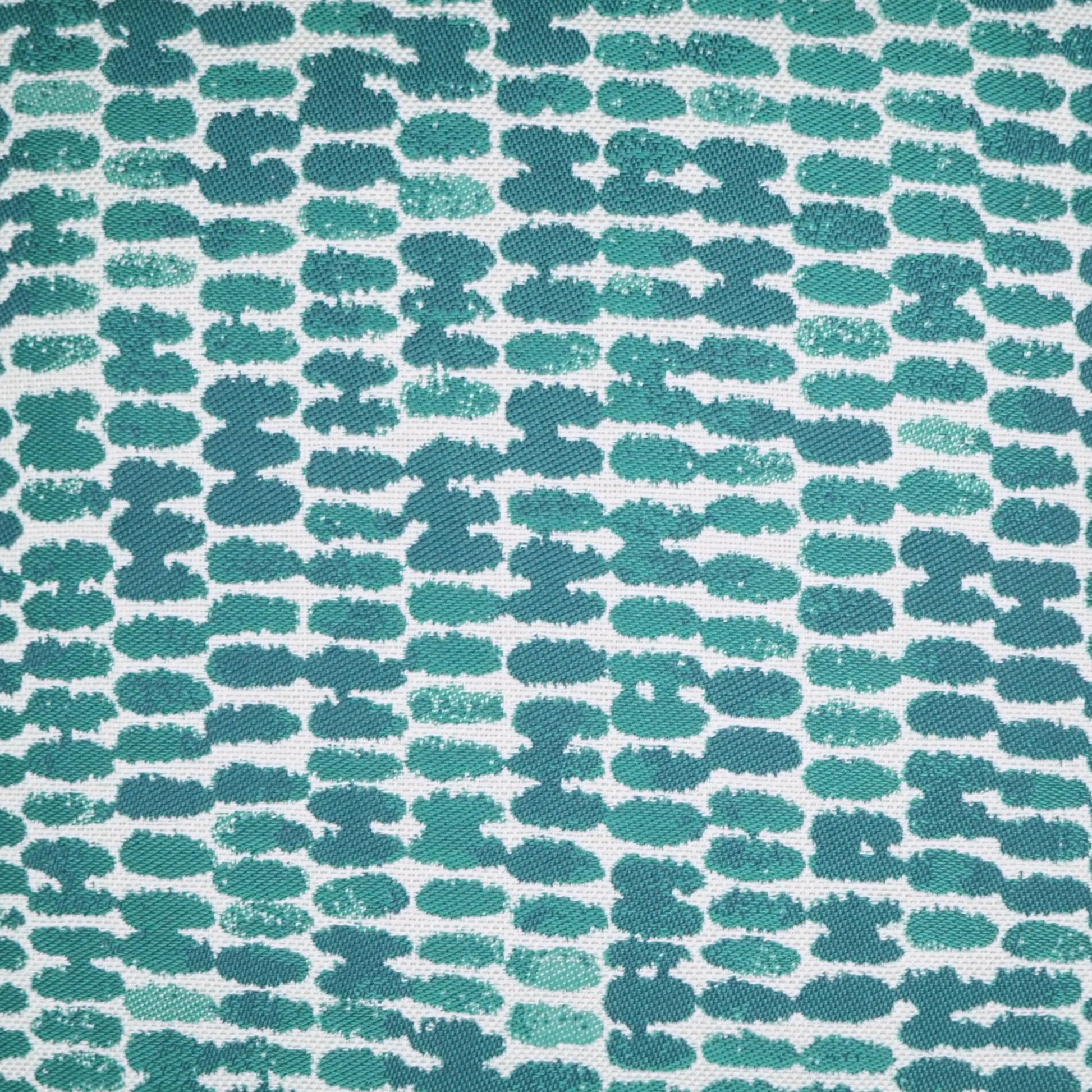 Reach Pillow by DV Kap Home in turquoise. Made from 100% solution dyed sunbrella acrylic in a coastal style.