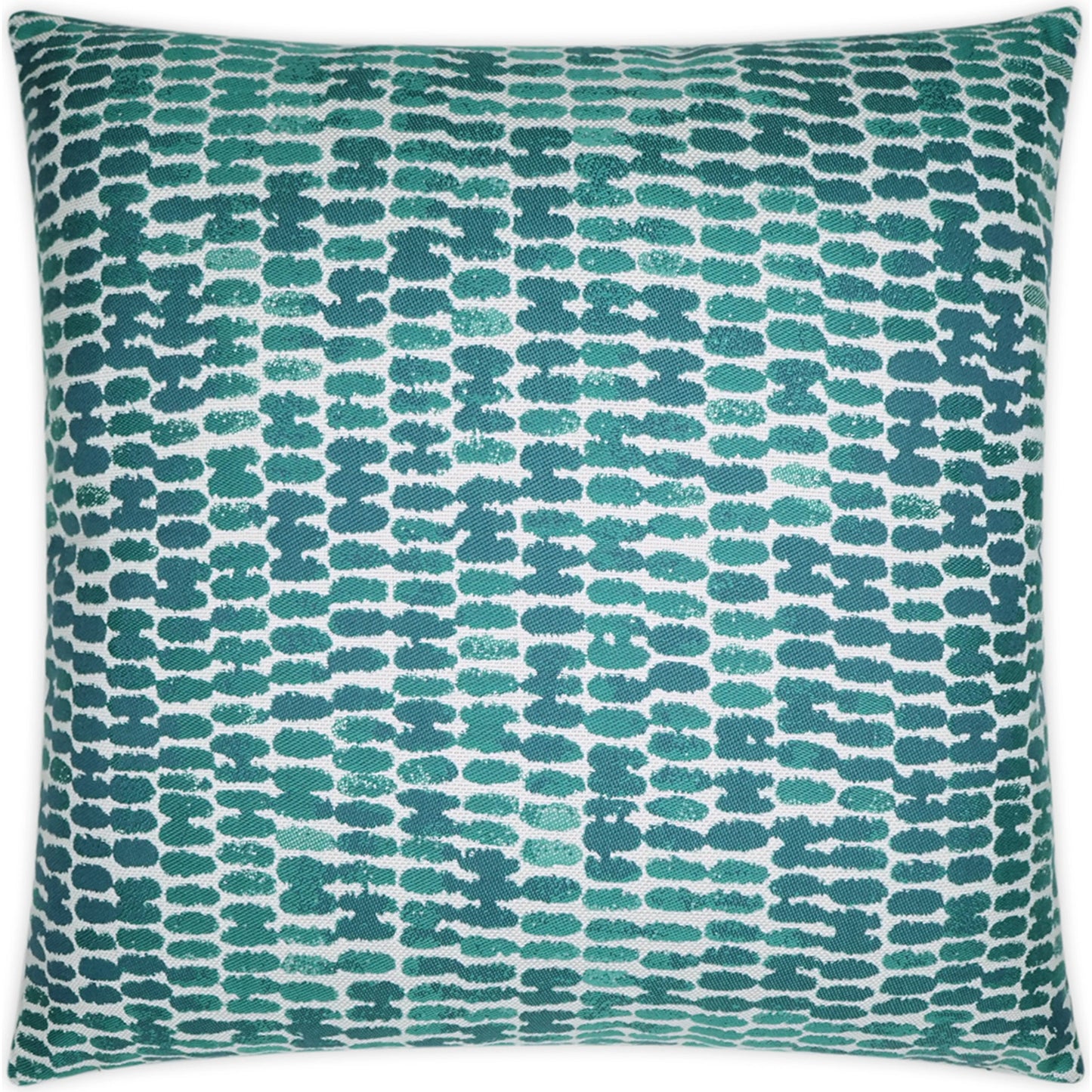 001 SI-2028532 | Primary Silo | Reach Pillow by DV Kap Home in turquoise. Made from 100% solution dyed sunbrella acrylic in a coastal style.
