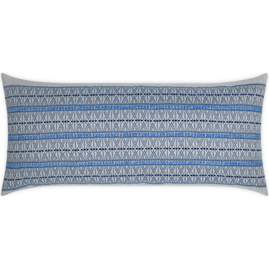 Vevi Lumbar Pillow by DV Kap Home. Made from 99.6% solution dyed acrylic, 0.4% solution dyed polyester in a modern style.
