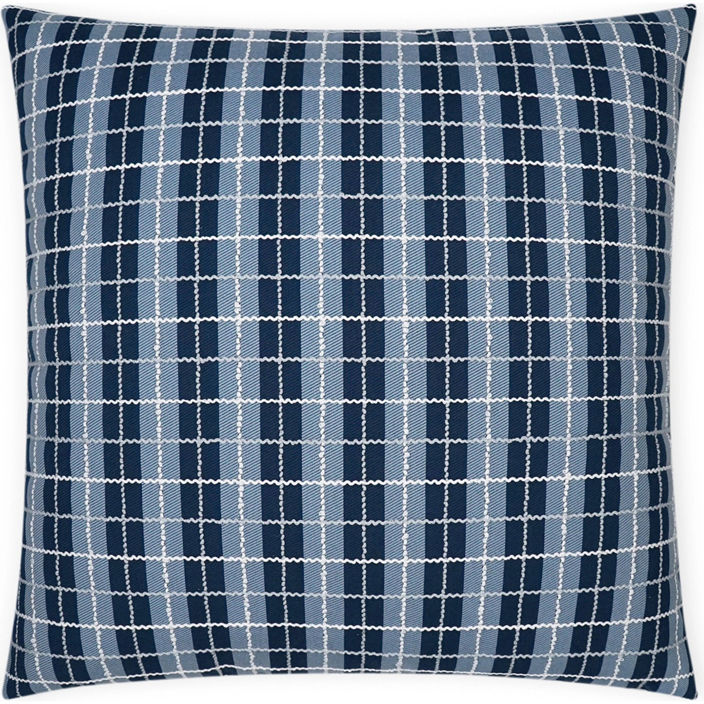 001 SI-2027439 | Primary Silo | Ando Pillow by DV Kap Home in azure. Made from 89.06% poly(uv), 10.94% poly in a modern style.