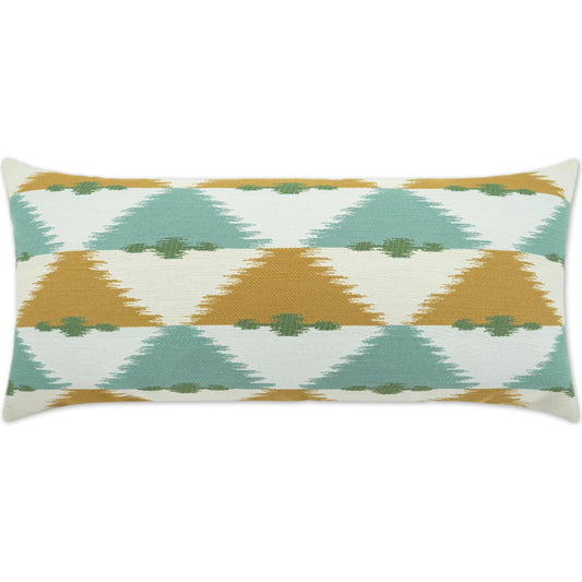 Duality Lumbar Indoor/Outdoor Pillow by DV Kap Home. Made from 79.58% poly(uv), 20.42% pcrpoly(uv) in a unique style.