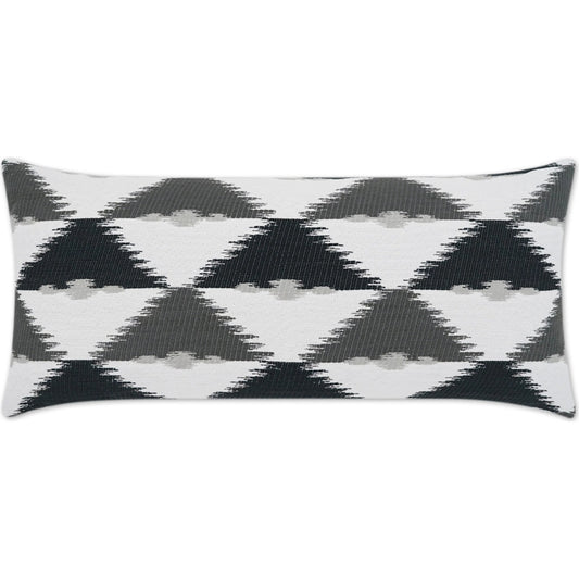 Duality Lumbar Indoor/Outdoor Pillow by DV Kap Home. Made from 79.58% poly(uv), 20.42% pcrpoly(uv) in a unique style.