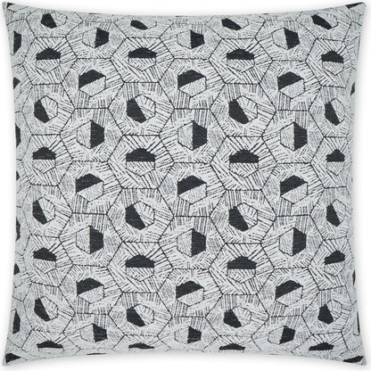 Alakay Pillow by DV Kap Home in black. Made from 100% poly(uv) in a modern style.