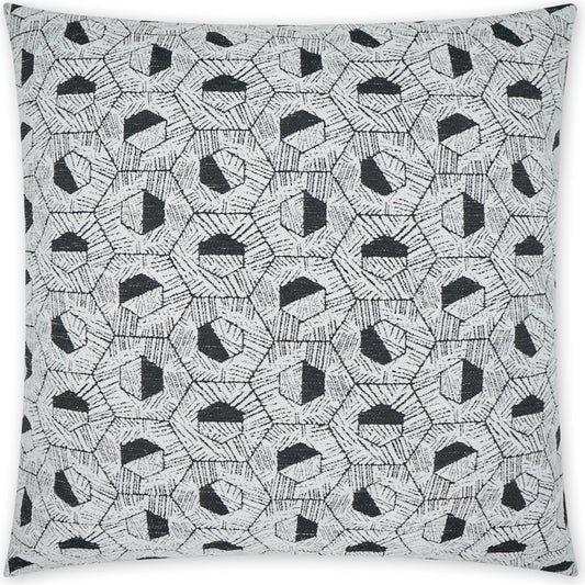Alakay Pillow by DV Kap Home in black. Made from 100% poly(uv) in a modern style.