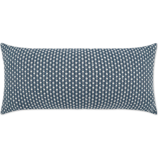 Dot Dash Lumbar Pillow by DV Kap Home. Made from 100 % solution dyed polyester in a modern style.