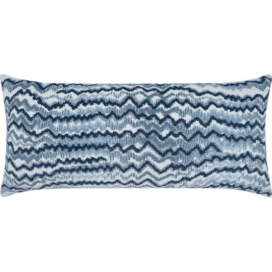 Jonquil Lumbar Pillow by DV Kap Home in blue. Made from 100% poly(uv) in a modern style.