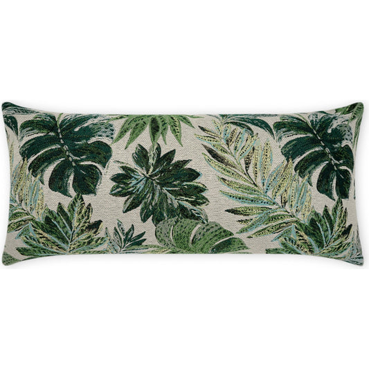 Rain Forest Lumbar Pillow by DV Kap Home. Made from 100% solution dyed polyester in a modern style.