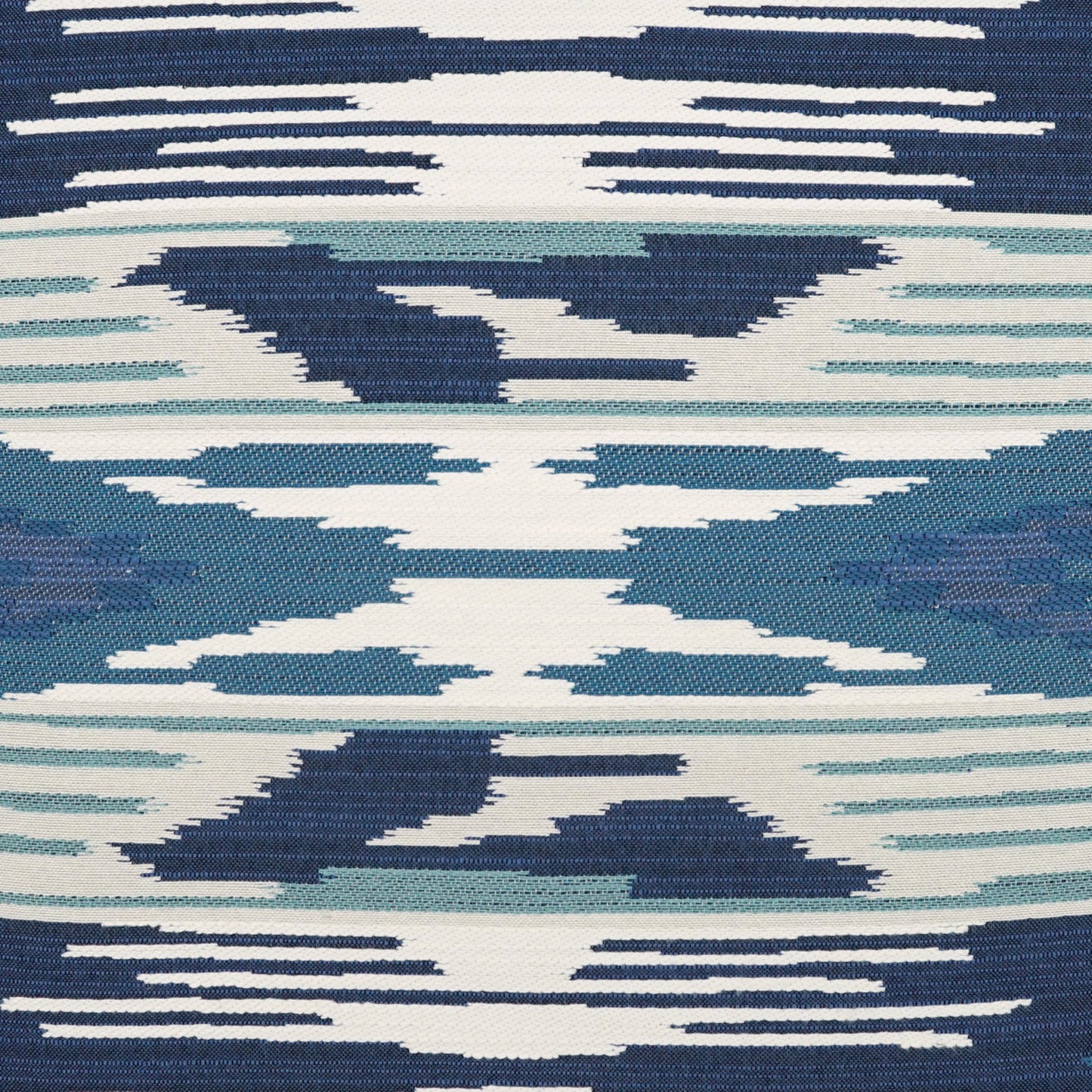 002 SI-2028211 | Closeup | McCoy Pillow by DV Kap Home in blue. Made from 68.91% poly(uv), 31.09% pcrpoly(uv) in a modern style.