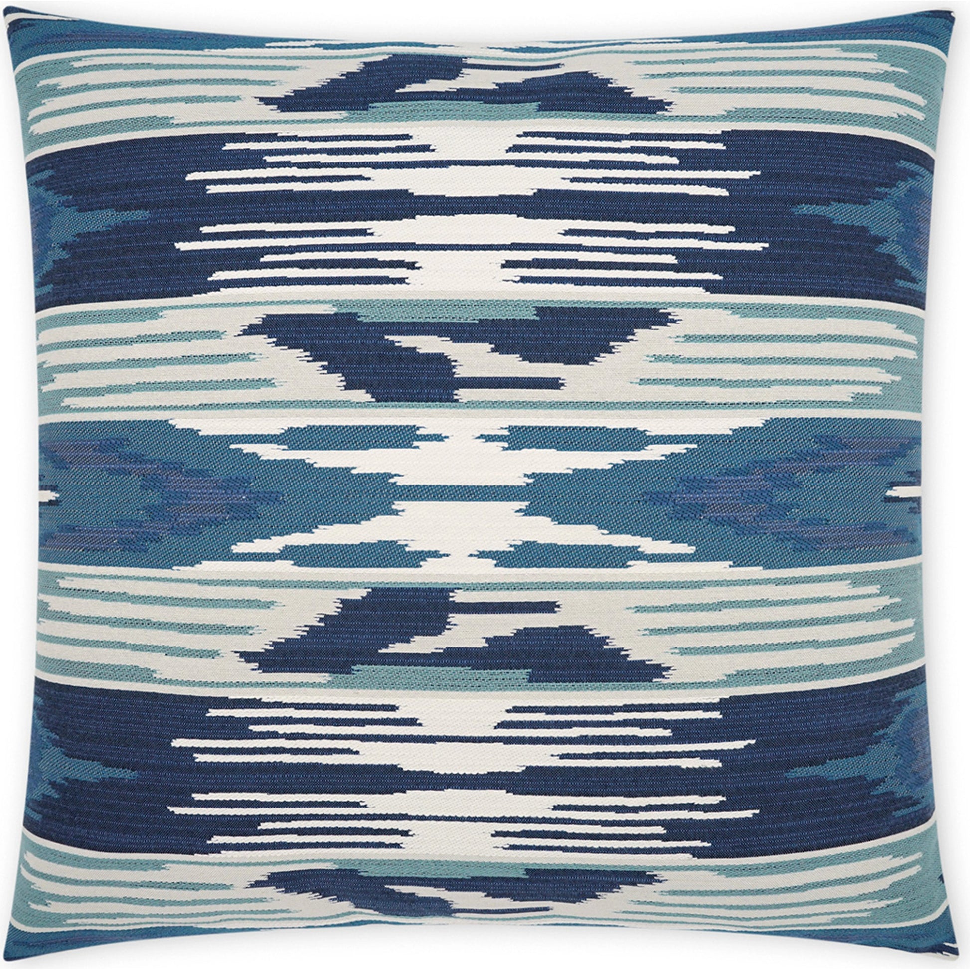 McCoy Pillow by DV Kap Home in blue. Made from 68.91% poly(uv), 31.09% pcrpoly(uv) in a modern style.