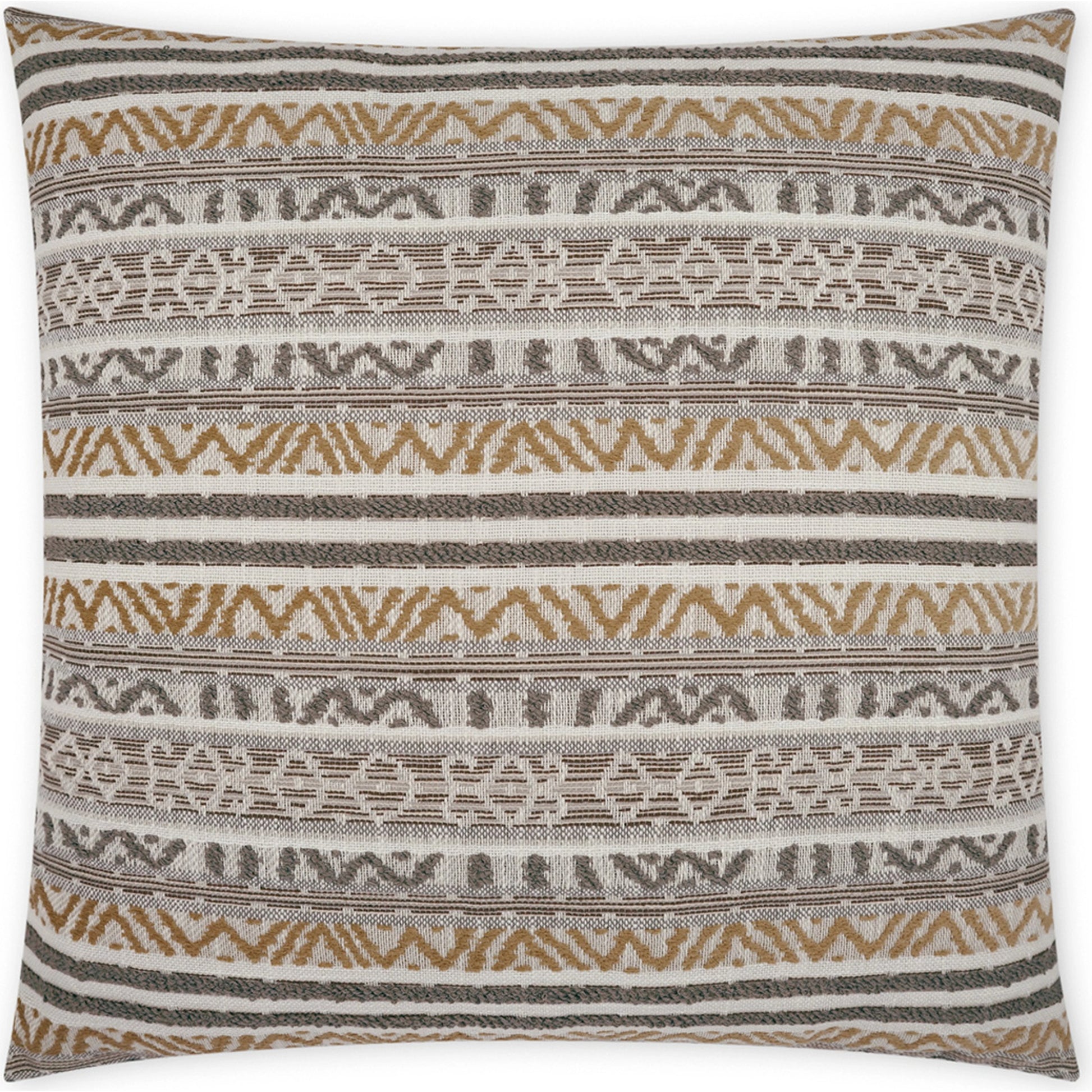 Motiva Pillow by DV Kap Home. Made from 92.62% poly(uv), 7.38% pcrpoly(uv) in a modern style.