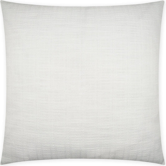 Ashmolton Pillow by DV Kap Home in white. Made from 100% solution dyed polyester in a modern style.