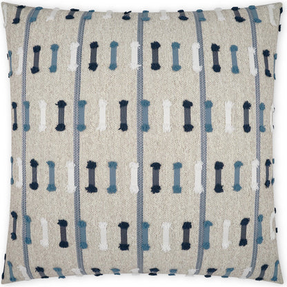 Tassel Stripe Pillow by DV Kap Home. Made from 100 % solution dyed polyester in a modern style.