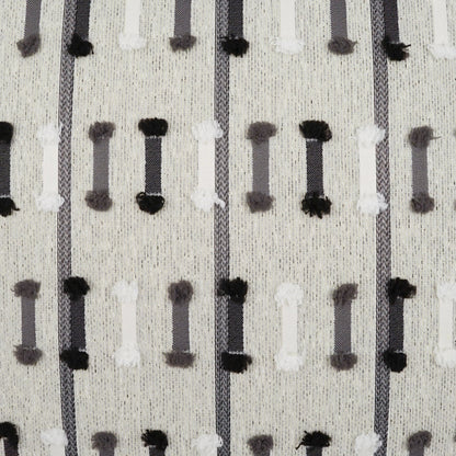 Tassel Stripe Pillow by DV Kap Home. Made from 100 % solution dyed polyester in a modern style.